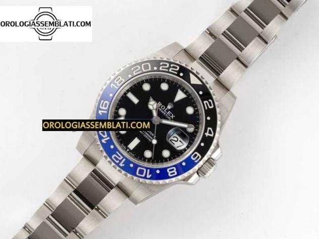Rolex Replica GMT-MASTER II 126710 CERAMICA BLU/NERA MIGLIOR EDIZIONE SU BRACCIALE OYSTER 3285 - Foto 2