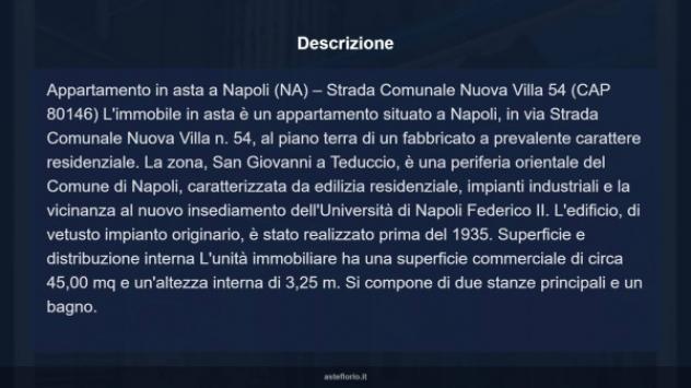 Immobile in asta di 45 m² in vendita a Napoli - Foto 13