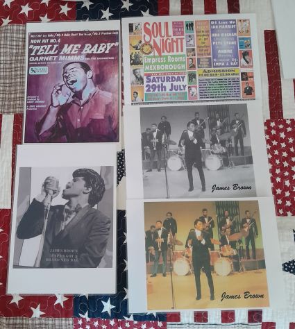 9 foto plastificate James Brown, Bobby Byrd... - Foto 2