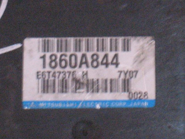 1860a844 ECU Centralina mitsubishi outlander 1860a844 e6t47376 h - Foto 2