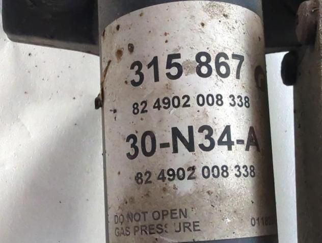 1905881 AMMORTIZZATORE SOSPENSIONE ANTERIORE DESTRO FORD B-MAX 1.4 G 66KW 5M 5P (2014) RICAMBIO USATO - Foto 5