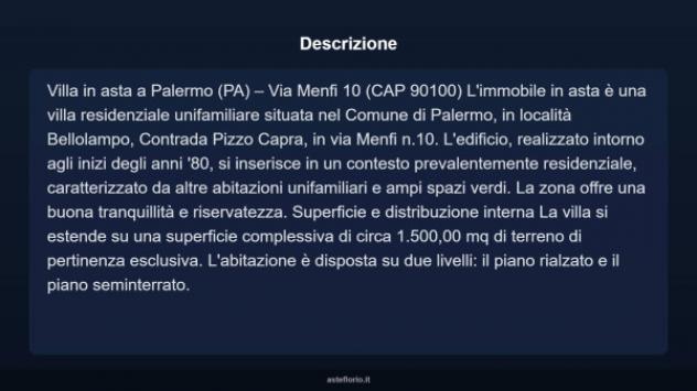 Immobile in asta di 1500 m² con più di 5 locali in vendita a Palermo - Foto 8