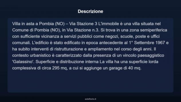 Immobile in asta di 295 m², box auto in vendita a Pombia - Foto 4