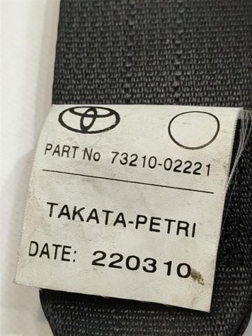 CINTURA DI SICUREZZA ANTERIORE DESTRA TOYOTA Auris Serie (E150) 73210-02221 1NDTV (0712) - Foto 2