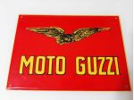 MOTO GUZZI TARGA IN RILIEVO