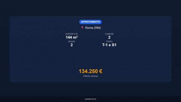 Immobile in asta di 144 m², box auto in vendita a Roma - Foto 15
