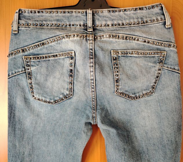 LIU JO Jeans a vita alta Donna Jeans Taglia IT 27 blu stile casual aspetto di se - Foto 6