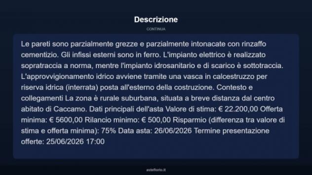 Immobile in asta di 136 m² in vendita a Caccamo - Foto 8