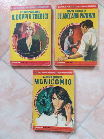 I CAPOLAVORI DEI GIALLO MONDADORI-1960/62/63/66 - Foto 2