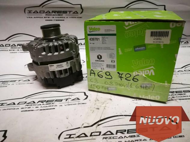 Alternatore C3 - C4 - DS3 - 2008 - 3008 - 508 1.4 - 1.6 D 5702J9