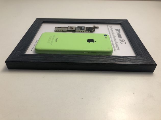 iPhone 5C Green A1532 Disassemblato e Incorniciato - Foto 3