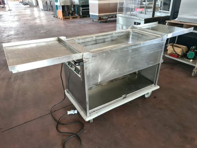 carrello richiudibile riscaldato bagnomaria usato - Foto 6
