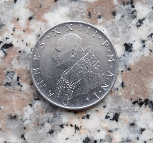 MONETA DA 100 LIRE DEL VATICANO 1959 DI GIOVANNI XXIII° - - Foto 2