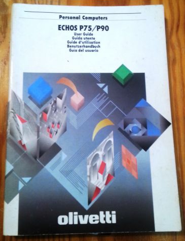 OLIVETTI ECHOS P75/P90 & P-SERIES MINI-DOCK GUIDE UTENTE VINTAGE ANNI 90