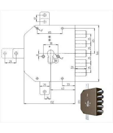 Serratura CR 2300 - Foto 10