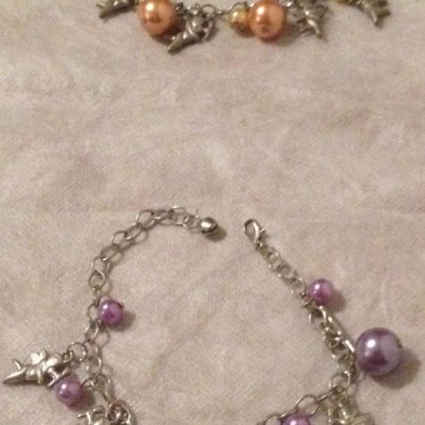 BRACCIALETTI CON CIONDOLI PENDENTI 2 pz. - Foto 2