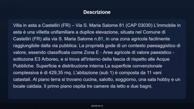 Immobile in asta di 429 m² con più di 5 locali in vendita a Castelliri - Foto 4