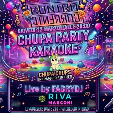 25/03 - 23/04:karaoke a Roma presso RIVA MARCONI info 3391047611
