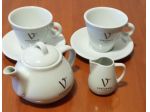 Servizio da tè the cappuccino per 2 persone Venturato – 7 pezzi ceramica