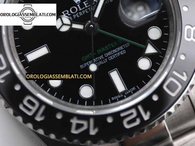 Rolex Replica GMT MASTER II 116710 LN 904L SS MIGLIOR EDIZIONE SUL BRACCIALE OYSTER 3186 - Foto 5