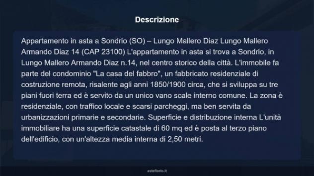 Immobile in asta di 60 m² in vendita a Sondrio - Foto 14