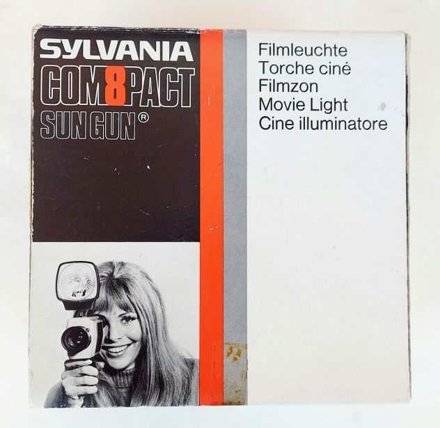 Raro cine illuminatore sylvania compact8 sungun con scatola e libretto nuovo - Foto 3