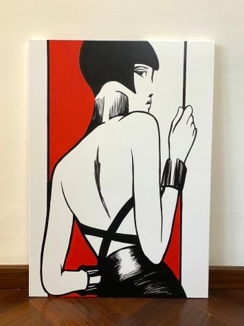 Quadro Pop Art dipinto a mano di Valentina Crepax - Foto 2