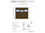 Portone sezionale UniPro SSP 3,120 m x 2,700 m