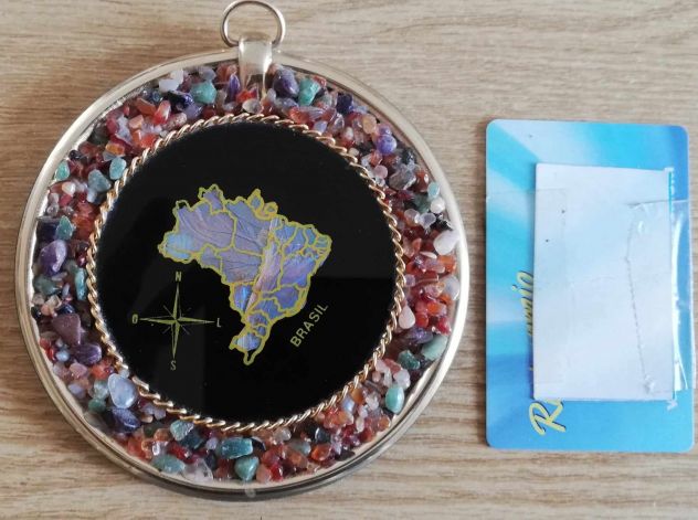 Portamonete fatto e dipinto a mano con materiale naturale di recupero - Foto 10