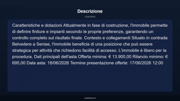 Immobile in asta di 48 m² in vendita a Senise - Foto 4