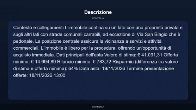 Immobile in asta di 75 m², box auto in vendita a San Giovanni in Fiore - Foto 13