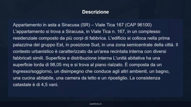 Immobile in asta di 98 m² in vendita a Siracusa - Foto 11