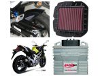 Suzuki Gladius scarico centralina kit frizione freni portatarga puntale