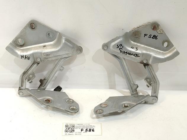 CERNIERE COFANO ANTERIORE DX E SX VOLKSWAGEN Touareg 1° Serie 7L6823301 7L6823302 AYH (0206)