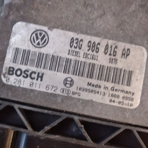 Centralina motore Volkswagen Golf 5 2.0 TDI (BKD) codice 0281011672 - Foto 5