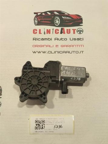 MOTORINO ALZAVETRO POSTERIORE DESTRA RENAULT Captur Serie 128001071-D 1903-5YY0078 (1319)