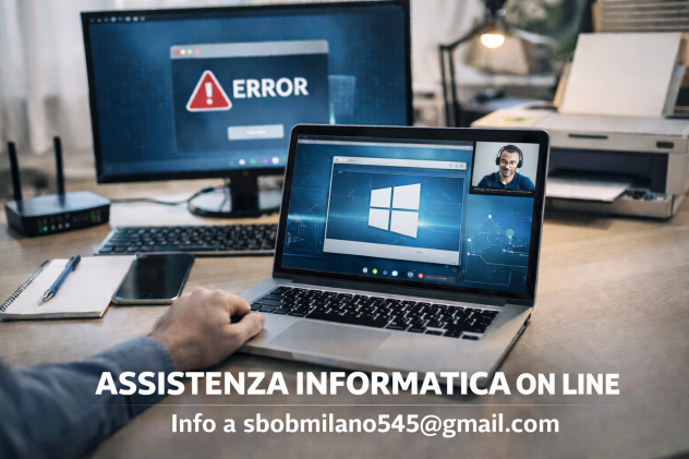 💻 Il computer non collabora? Risolviamo online, senza stress.