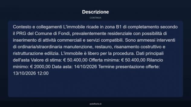 Immobile in asta di 63 m² in vendita a Fondi - Foto 12