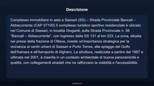 Immobile in asta di 82667 m² in vendita a Sassari - Foto 4