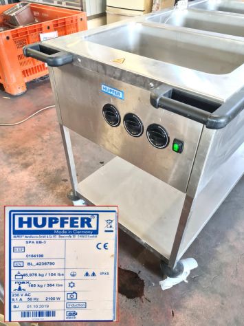 carrello termico Hupfer bagnomaria mai usato - Foto 3