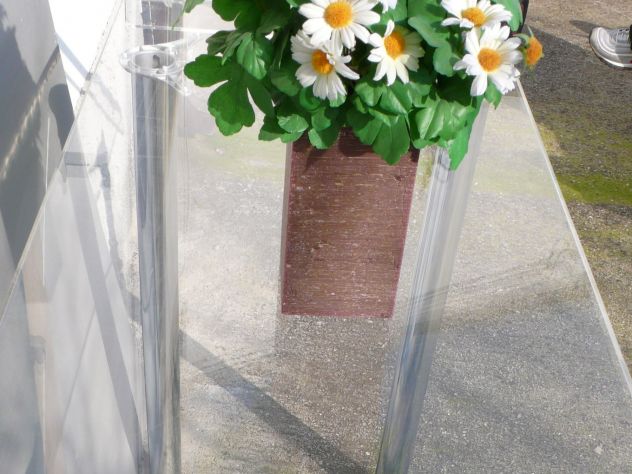 Tavoli plexiglass con gambe cromate design expo - Foto 6