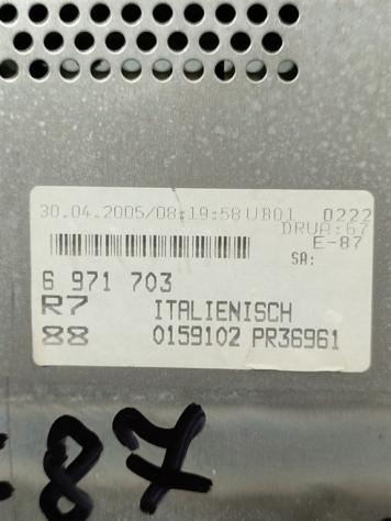 AUTORADIO BMW Serie 1 Serie (E87) 6971703 N46D20D (0407) - Foto 3