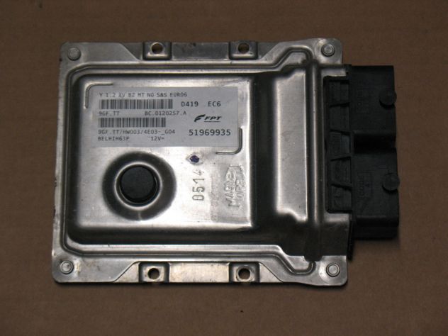 9GFTT 51969935 ECU CENTRALINA LANCIA YPSILON 1.2 51969935 9GF.TT HW003