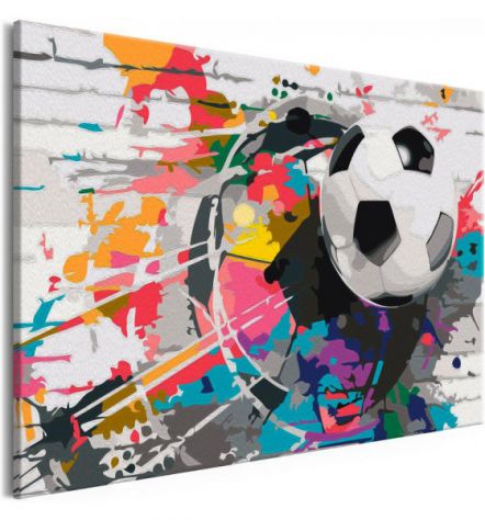 Quadro Fai Da Te 60x40 Cm. Calcio N.3 Arredalacasa Spedizione Gratis