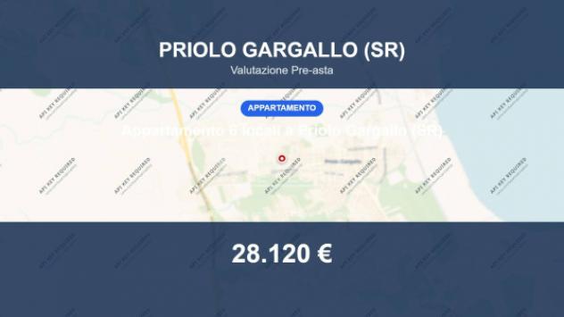 Immobile in asta di 92 m² in vendita a Priolo Gargallo