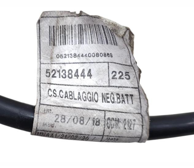 CAVO NEGATIVO BATTERIA FIAT Fiorino Serie 52087078 55283775 Diesel 1300 (16) - Foto 8