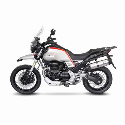 Terminale di scarico per Moto Guzzi V85 tt Arrow Indy race Akrapovic Slip on - Foto 4