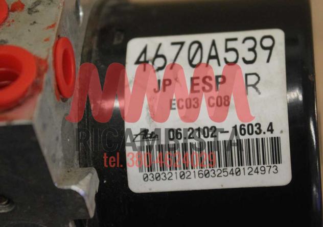 4670A539 Mitsubishi Lancer centralina gruppo pompa ABS