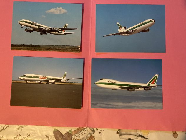 Cartoline Vintage con Aerei anni '80 - Foto 6