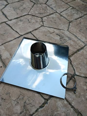FALDALE ACCIAIO INOX 45Cm H 22Cm FORI D.10/12mm - Foto 3